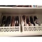 magazine rack for flip flops, DIY crafts, up cycling, up cycle, cycle up, up cycling ideas, reuse of materials, DIY shoe organizers, shoe organizing, shoe organizers,organizing tips, how do I get organized