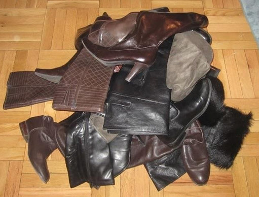 organizing boots