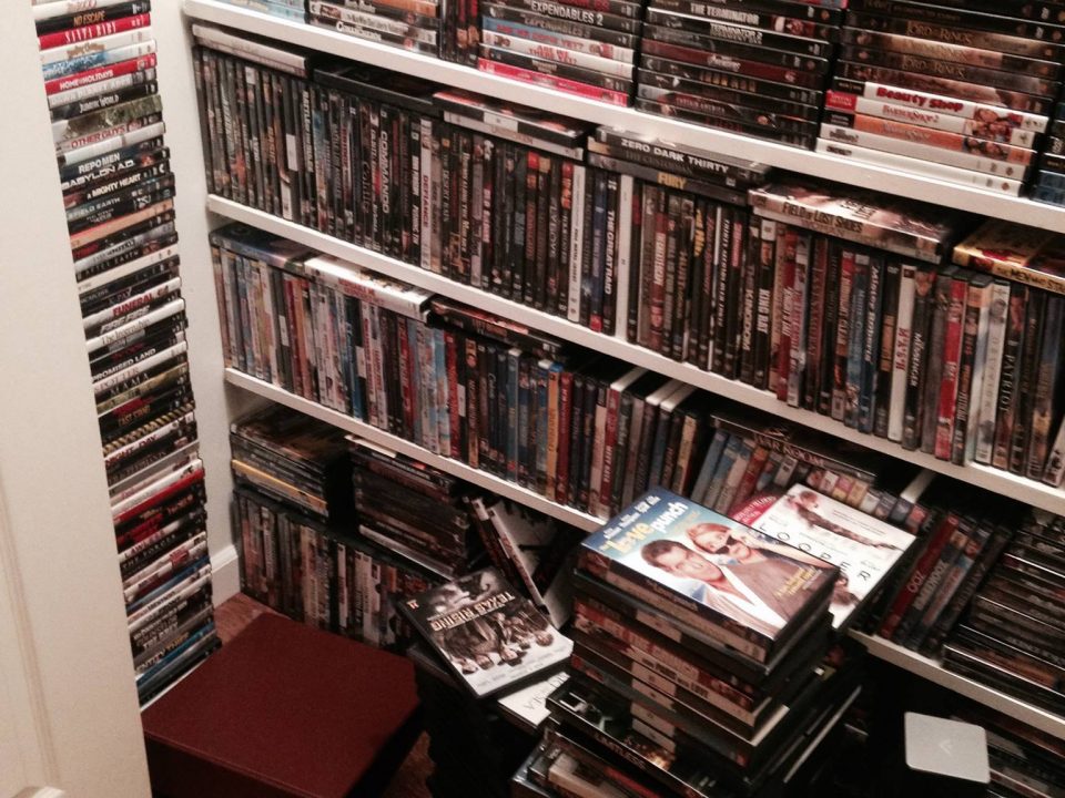 Organizing DVDs, DVD sleeves, organizing movies