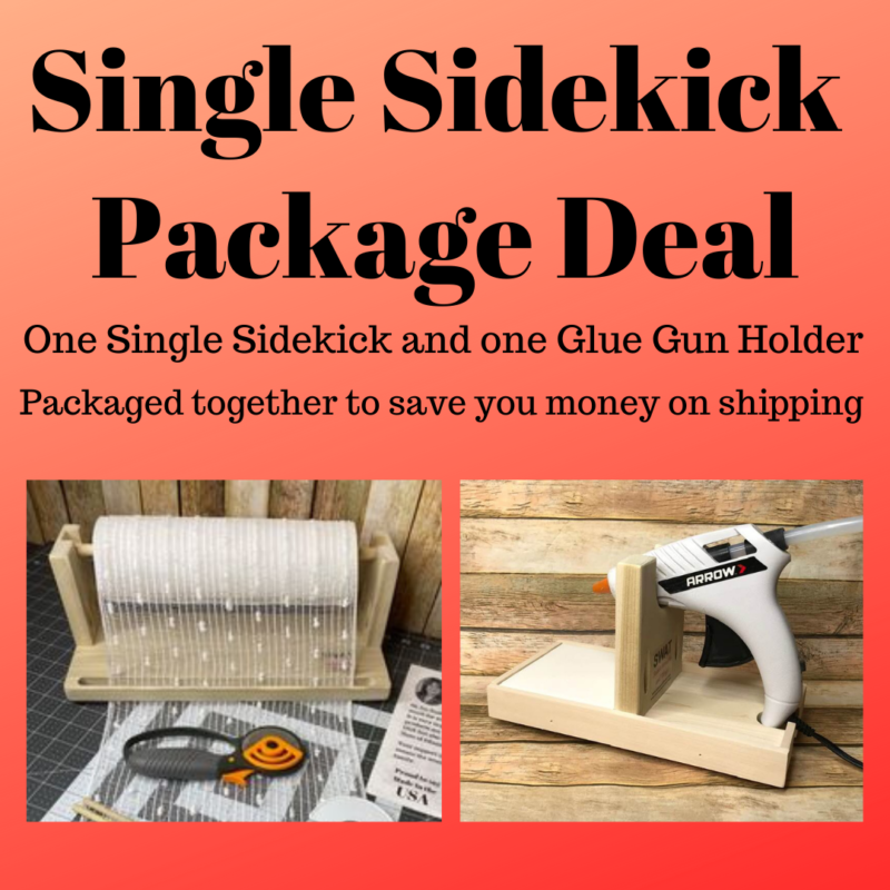 PACKAGE DEAL, Single Sidekick with Glue Gun Holder
