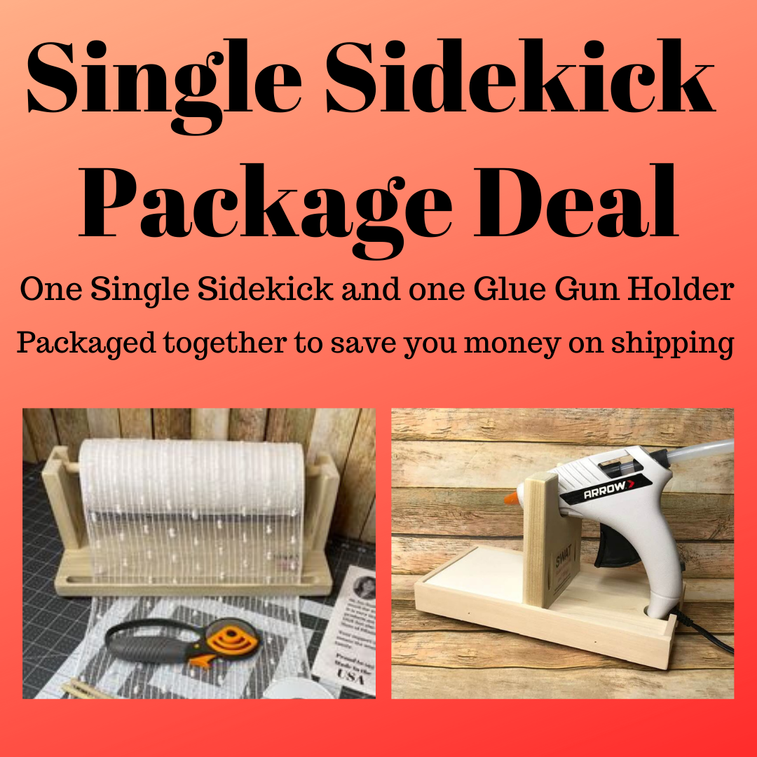 PACKAGE DEAL, Single Sidekick with Glue Gun Holder – SWATCreativeSupply