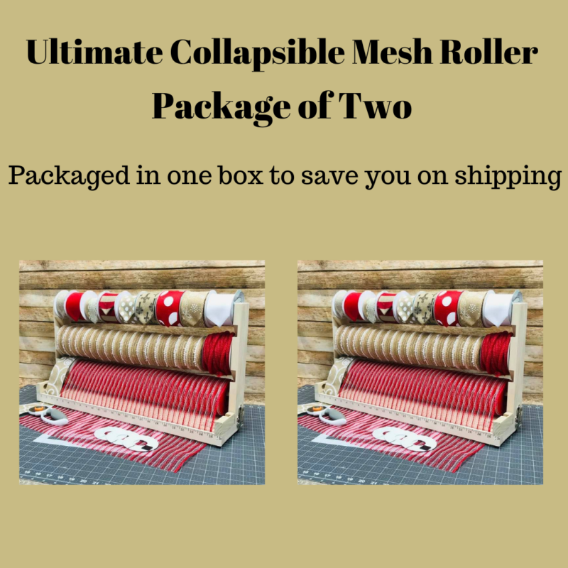 PACKAGE DEAL, TWO Ultimate Collapsible Mesh Rollers