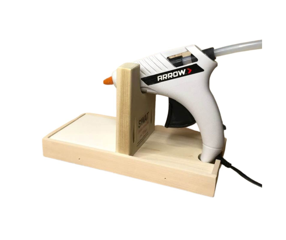 Hot glue gun stand