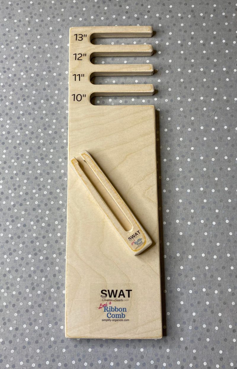 PACKAGE DEAL Ruffle Tool and Ribbon Comb